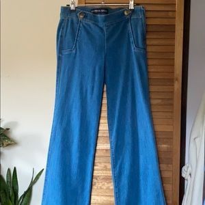 Express high waisted flared jeans